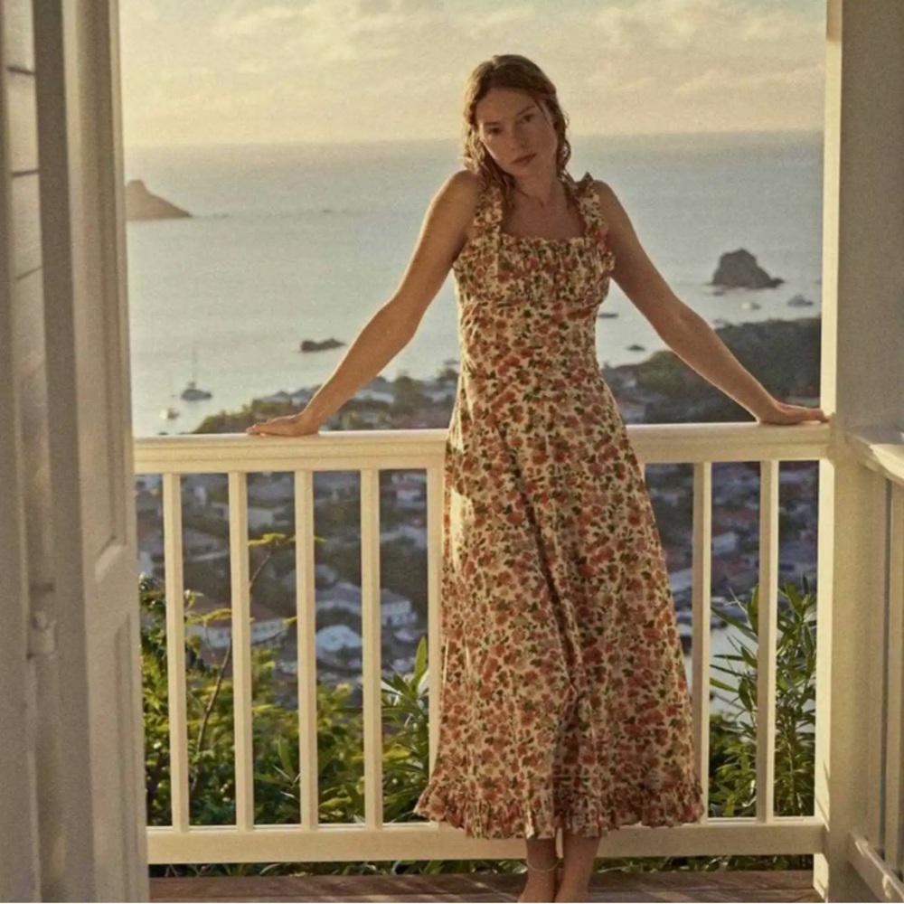 DOEN Roma Dress in Lydden Garden Liberty Fabric